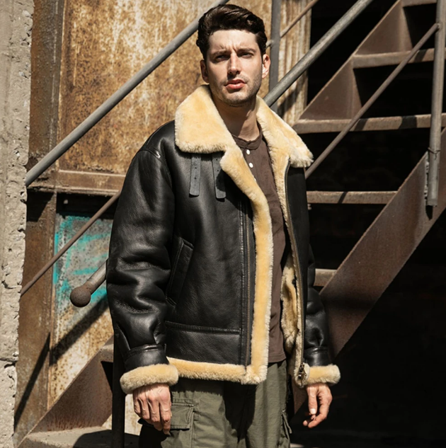 Shearling dan Jaket Besar: 